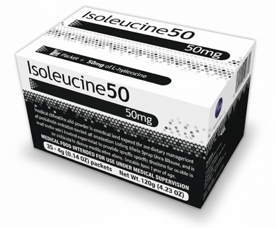 Isoleucine Unflavored Powder 50mg / 1000mg (30x4g)