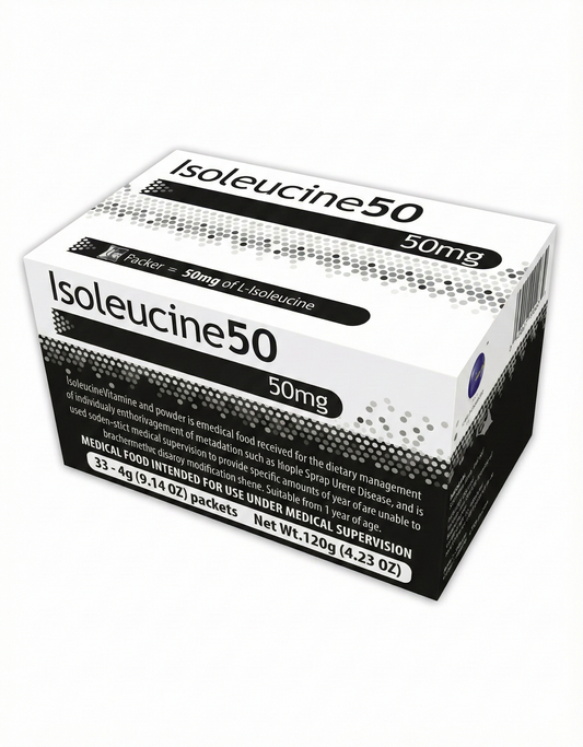 Isoleucine Unflavored Powder 50mg / 1000mg (30x4g)