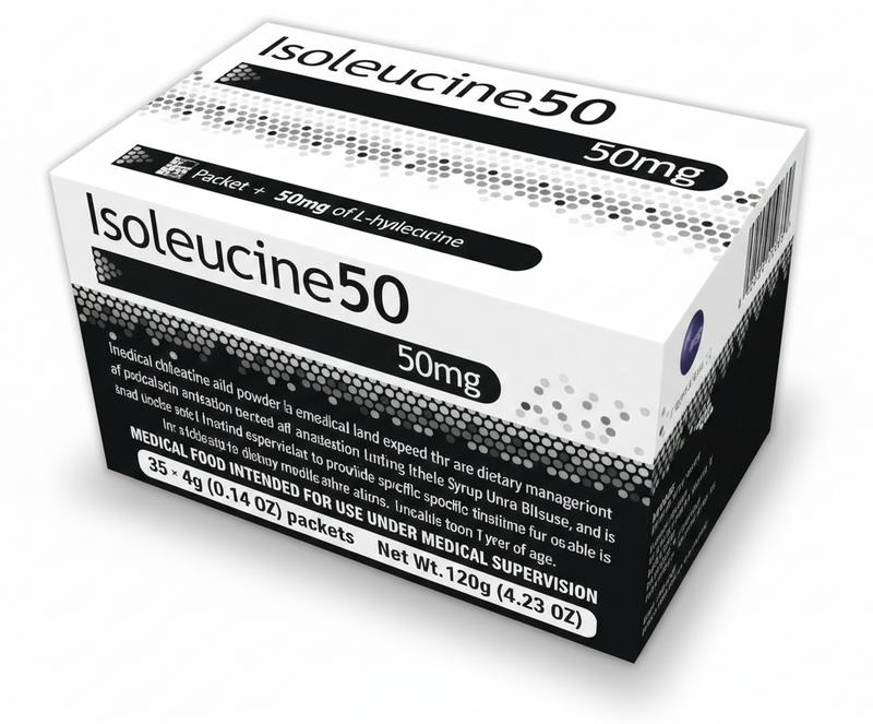 Isoleucine Unflavored Powder 50mg / 1000mg (30x4g)
