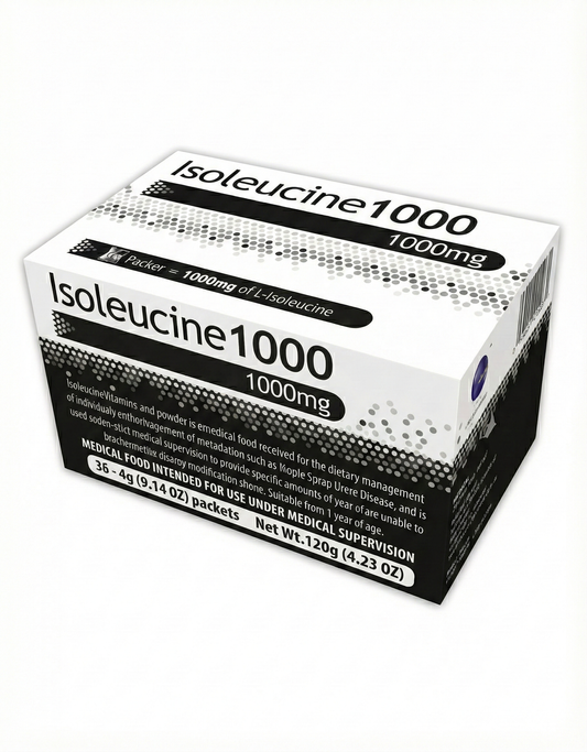 Isoleucine Unflavored Powder 50mg / 1000mg (30x4g)