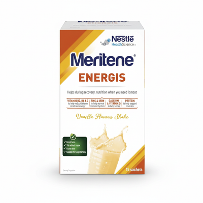 Meritene Energis Vanilla Milkshake ( 15 Packs x 30g )