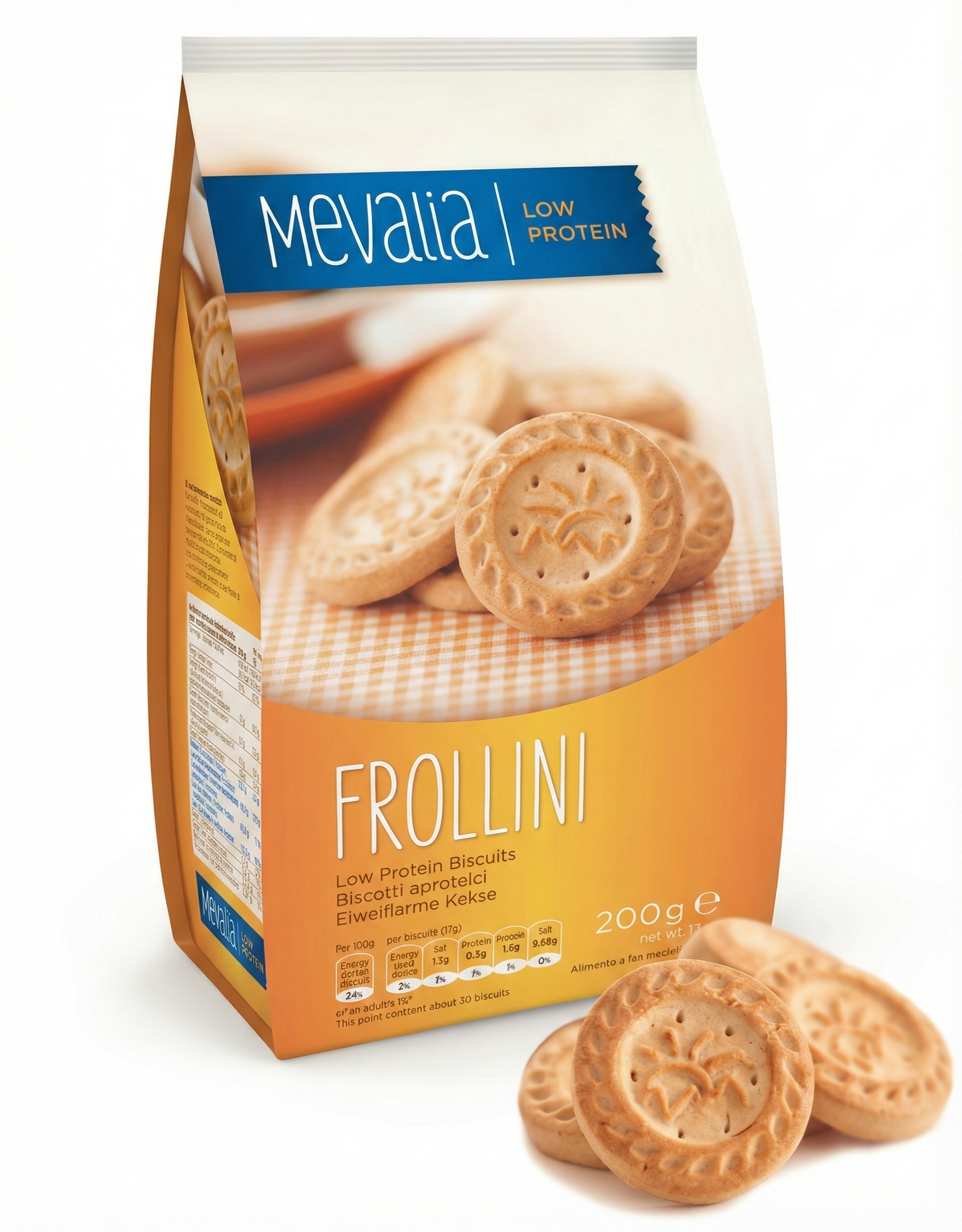 Mevalia FROLLINI LOW PROTEIN BISCUITS (200g)