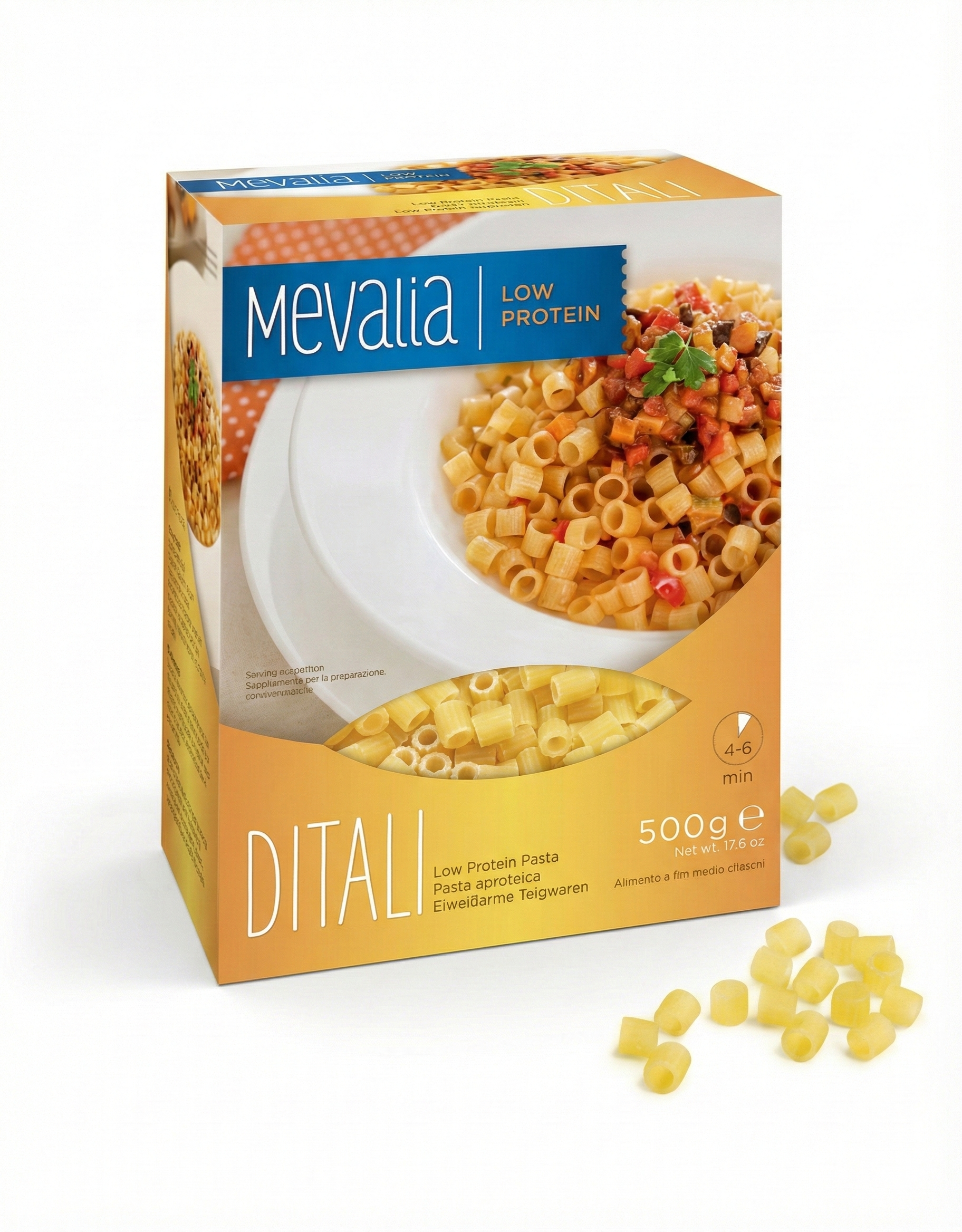 Mevalia Low Protein Ditali (500g)