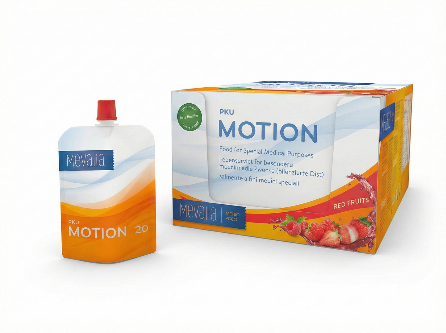 Mevalia PKU Motion Red fruits (30x140ml)