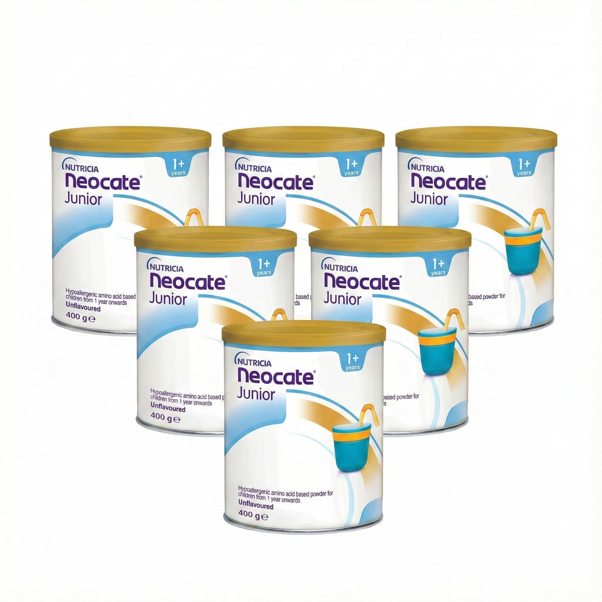 Neocate Junior Unflavoured  Powder (6x400g)