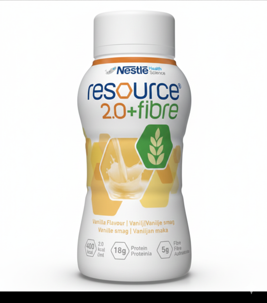 Nestle Resource 2.0 Fibre Vanilla (4 x 200ml)