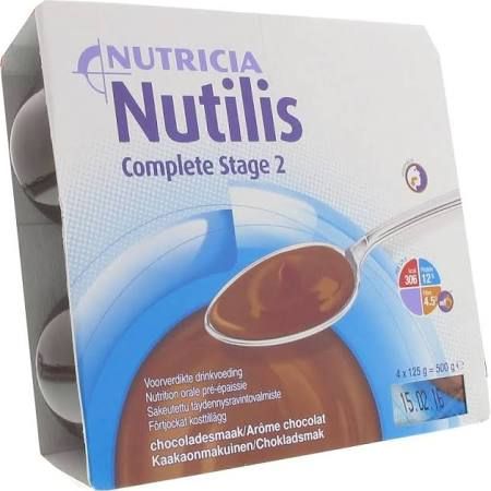Nutilis Complete Creme Level 3 Chocolate (4 x 125 g) (Stage 2)