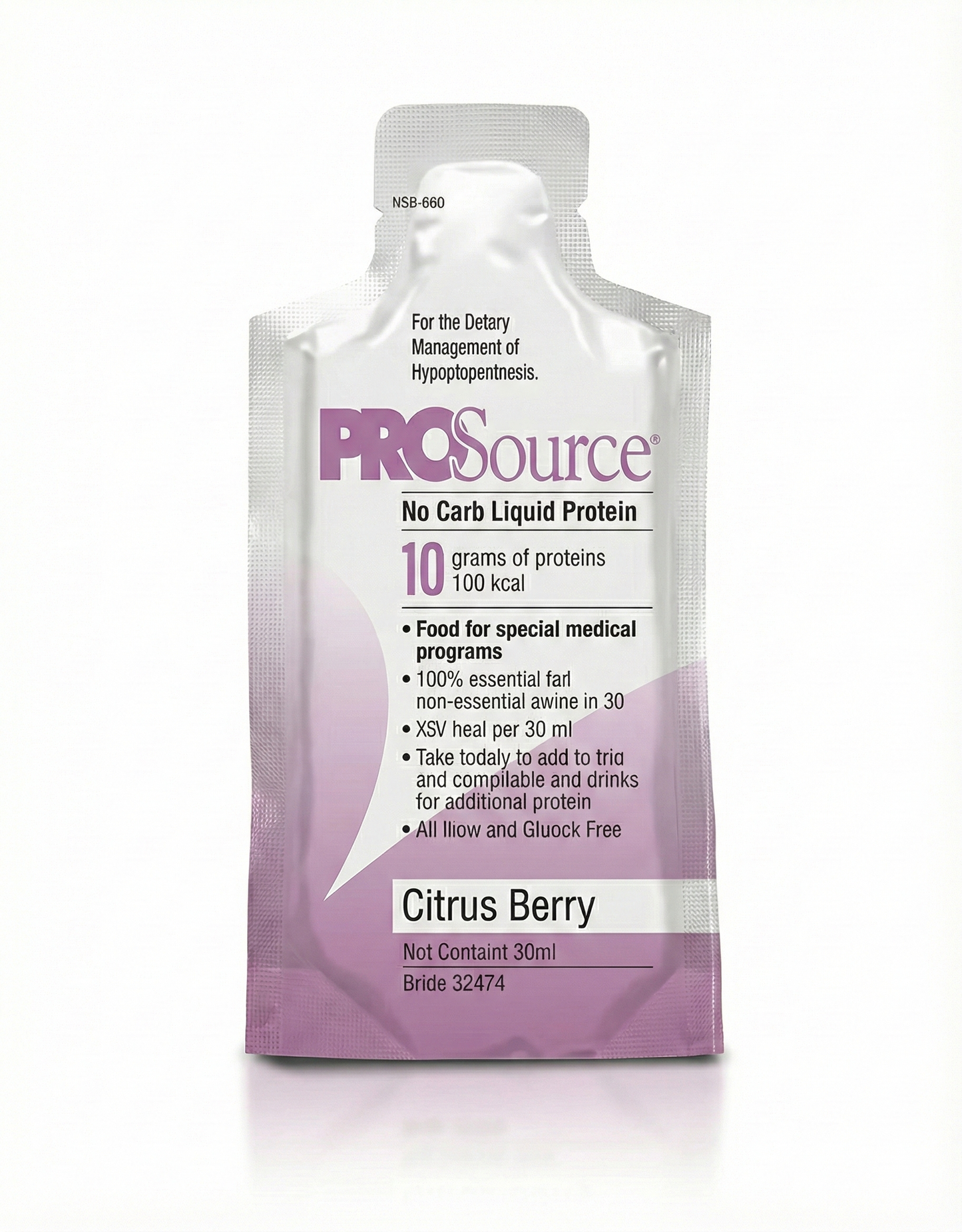 PROSOURCE Liquid Citrus/Berry Pouches (100x30ml)