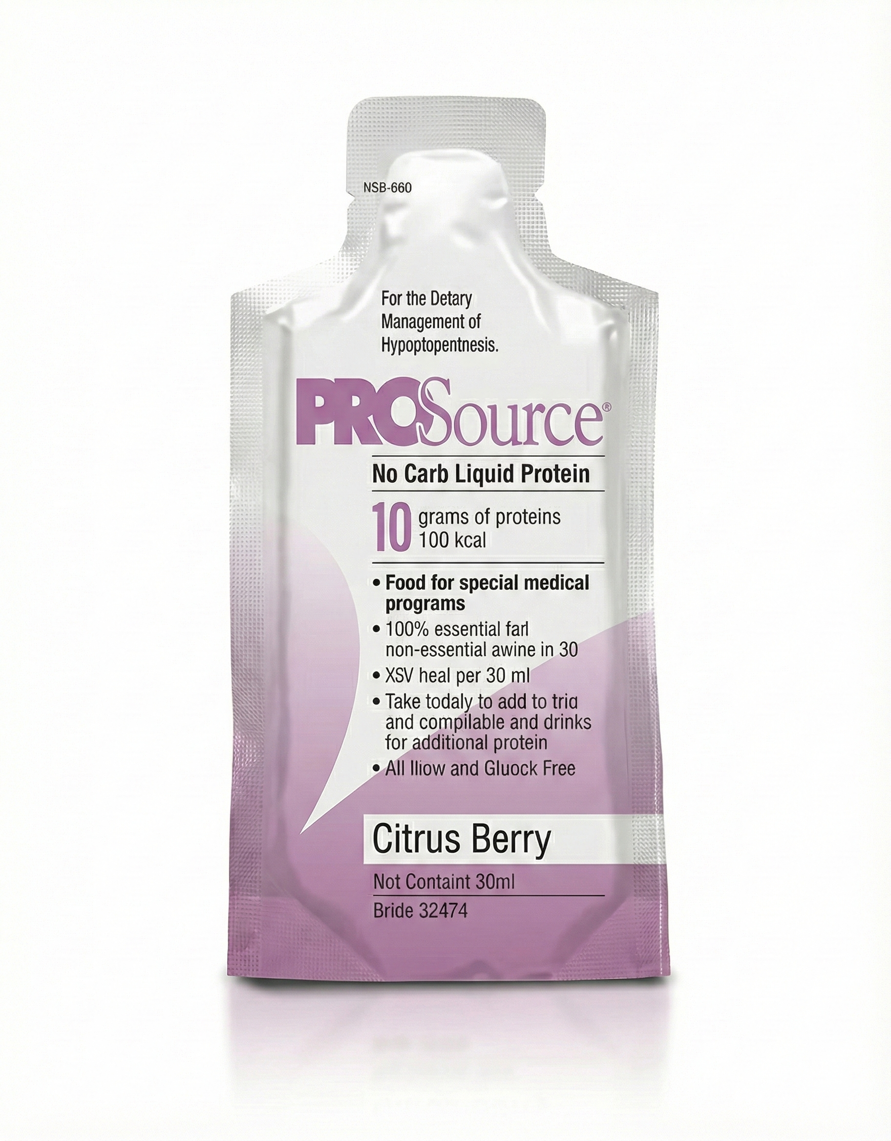 PROSOURCE Liquid Citrus/Berry Pouches (100x30ml)