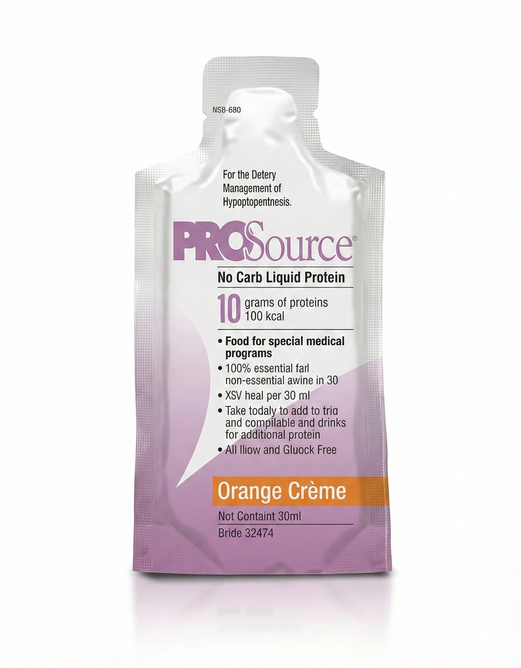 PROSOURCE Liquid Orange Pouches (100x30ml)