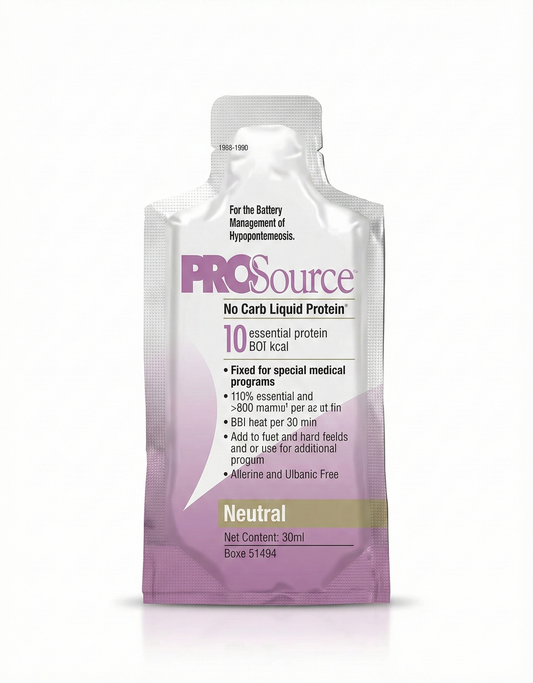 PROSOURCE Liquid Unflavored Pouches (100x30ml)