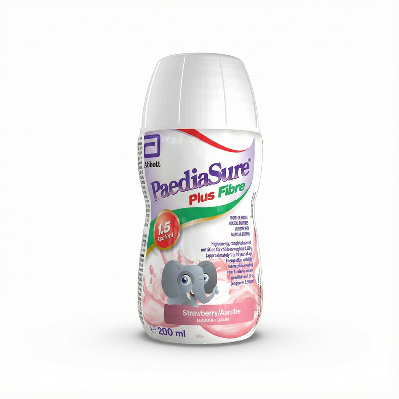 Paediasure Plus Fibre Strawberry Milkshake (200ml)