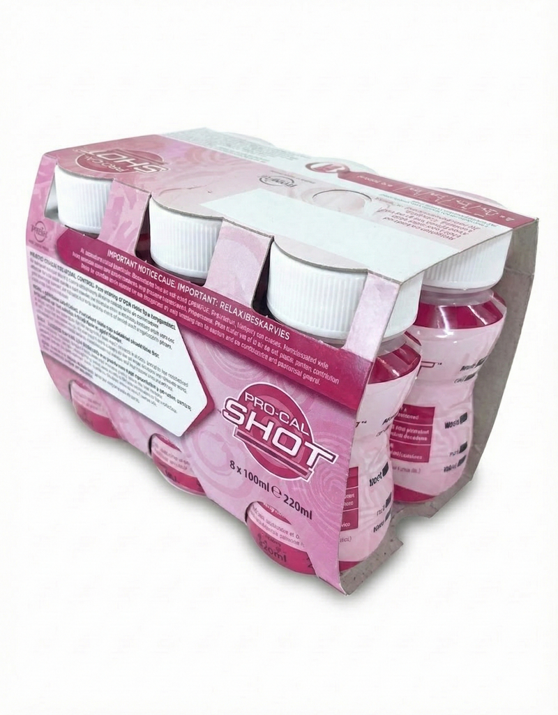 Pro-cal Shot Strawberry ( 6 X 120ml)