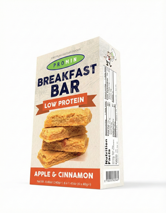 Promin Low Protein Breakfast Bar – Apple and Cinnamon