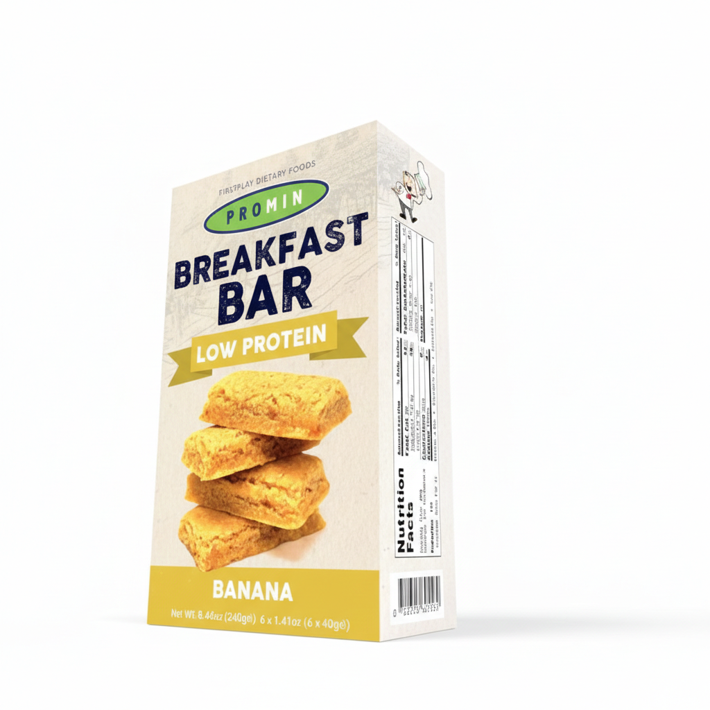 Promin Low Protein Breakfast Bar Banana Flavour (240g)