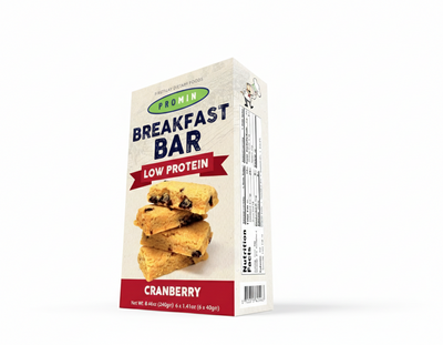 Promin Low Protein Breakfast Bar – Cranberry (240g)