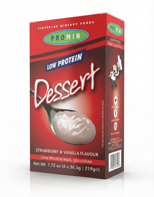 Promin Low Protein Dessert – Strawberry & Vanilla