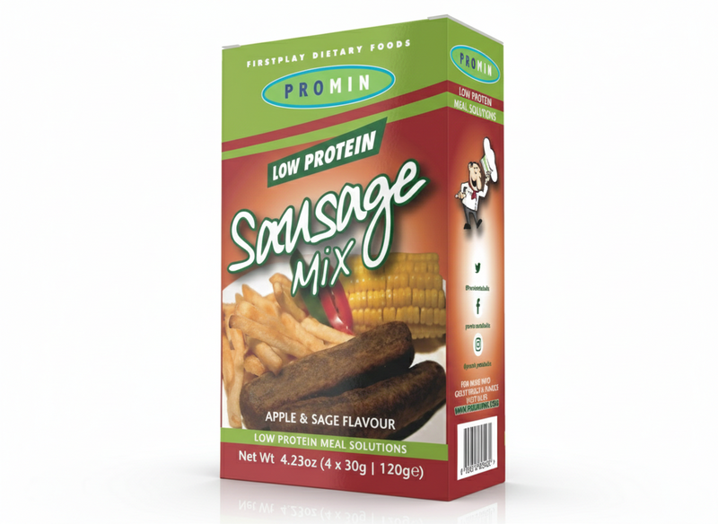 Promin Low Protein Sausage Mix – Apple & Sage Flavour
