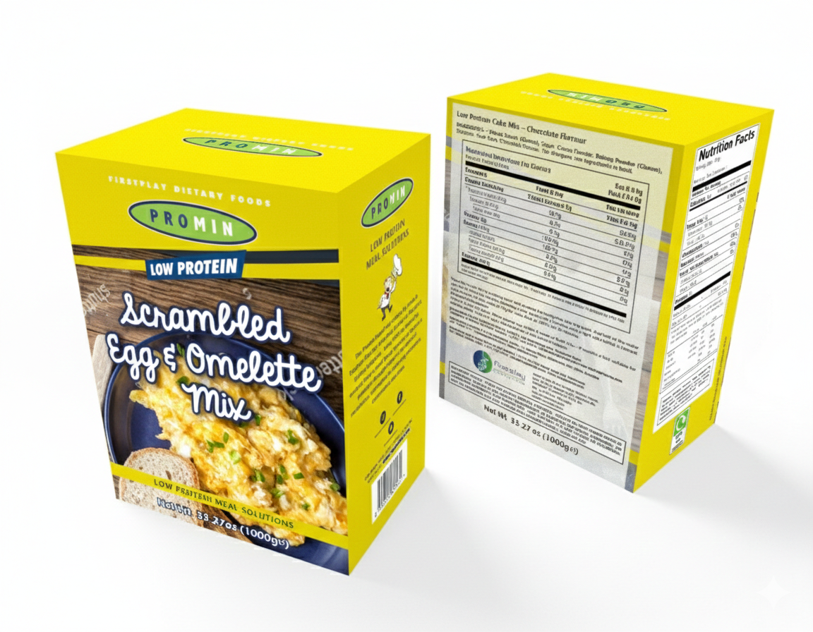 Promin Low Protein Scrambled Egg and Omelette Mix (500g)