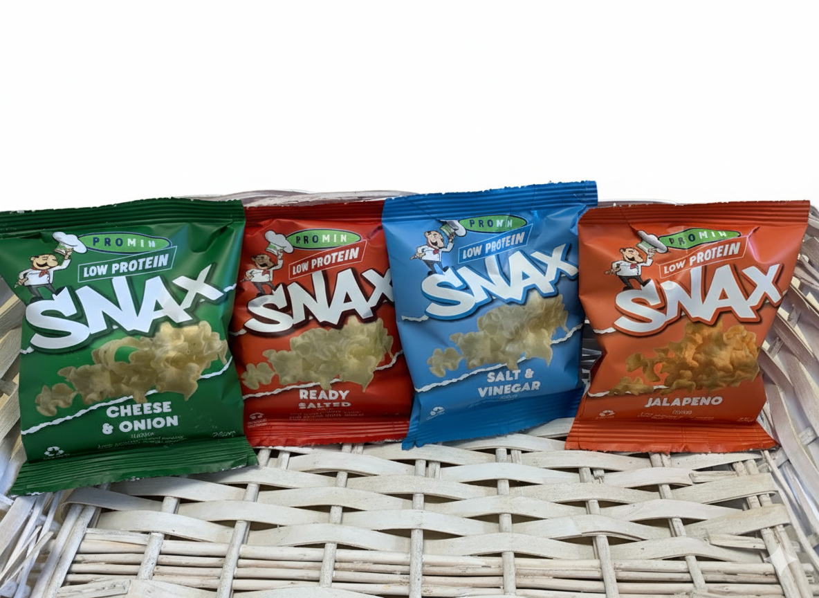 Promin Low Protein Snax (mixed 12 Packs)