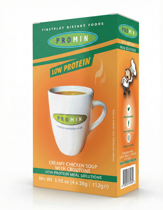 Promin Low Protein Soup – Creamy Chicken with Croutons