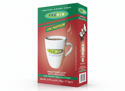 Promin Low Protein Soup – Minestrone with Croutons
