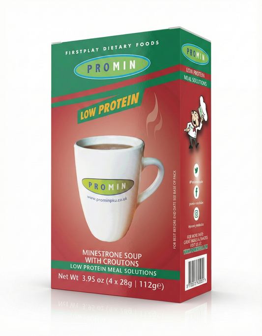 Promin Low Protein Soup – Minestrone with Croutons