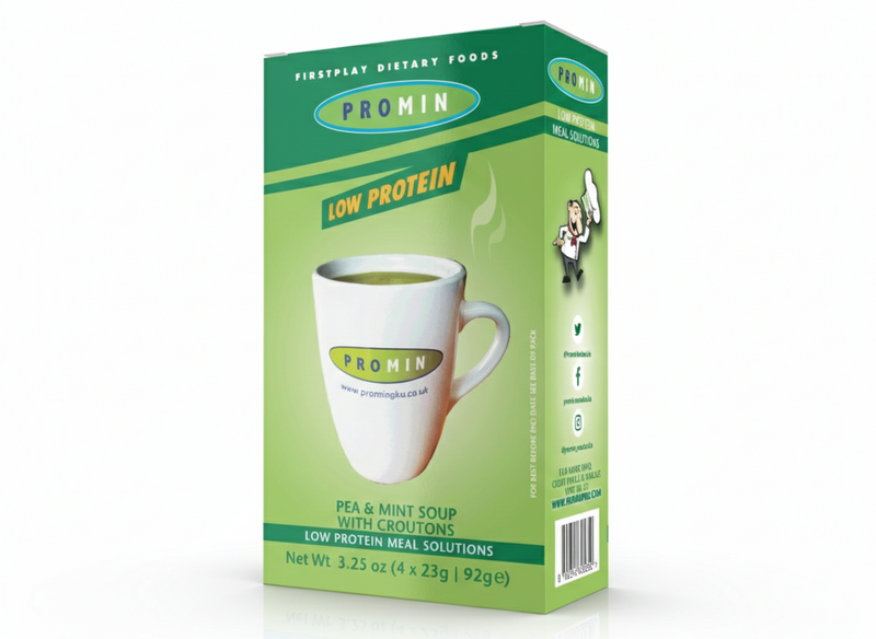 Promin Low Protein Soup – Pea & Mint with Croutons
