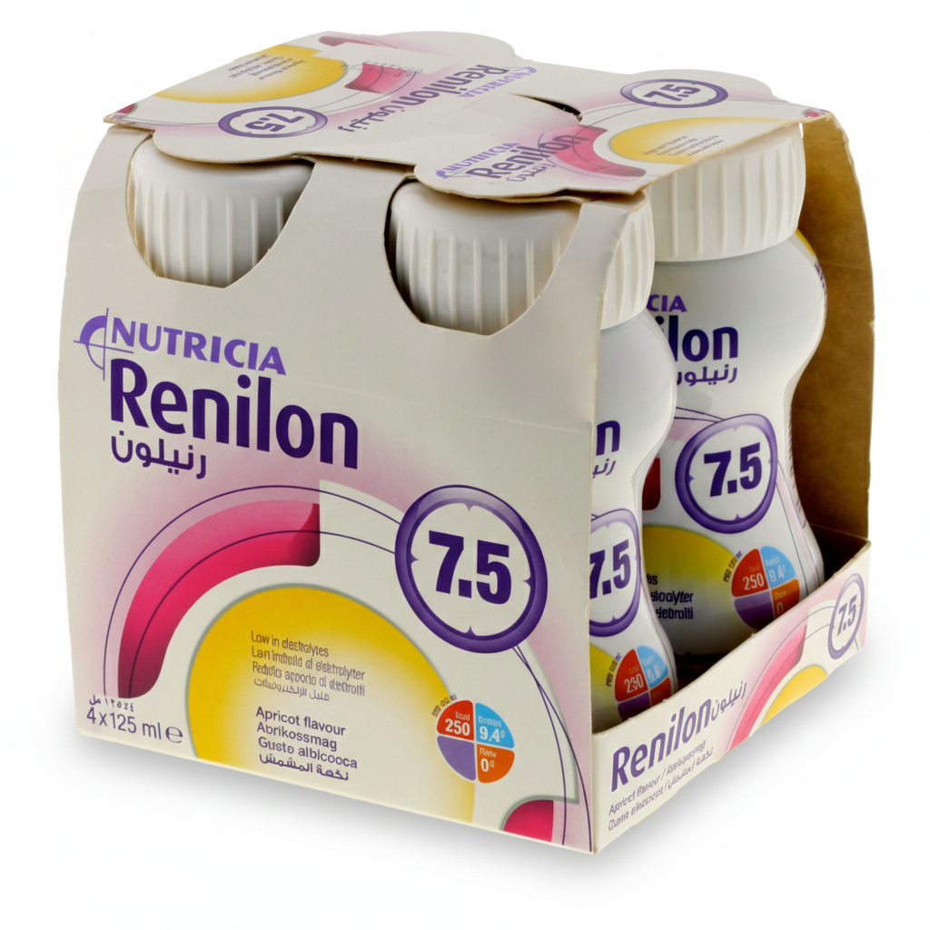 Renilon 7.5 Apricot (4x125ml Bottle)