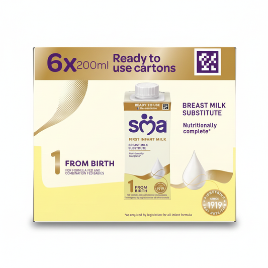 SMA First Infant Milk Ready to Drink (6x200ml)