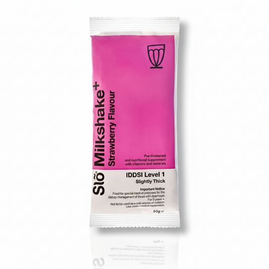 Slõ Milkshake+ Strawberry Iddsi Level 1 (7 Sachets)