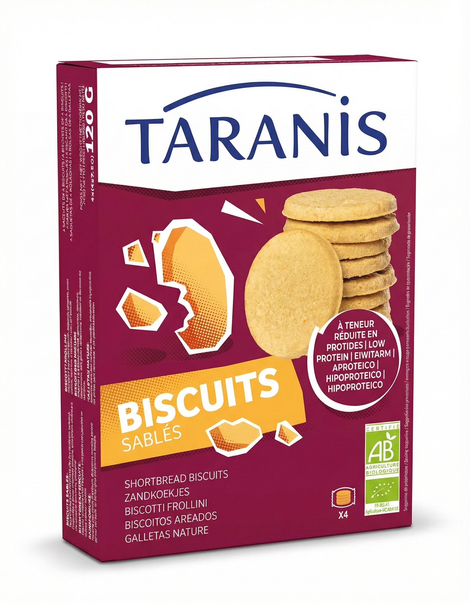 Taranis Low Protein Biscuits Shortbread Biscuits