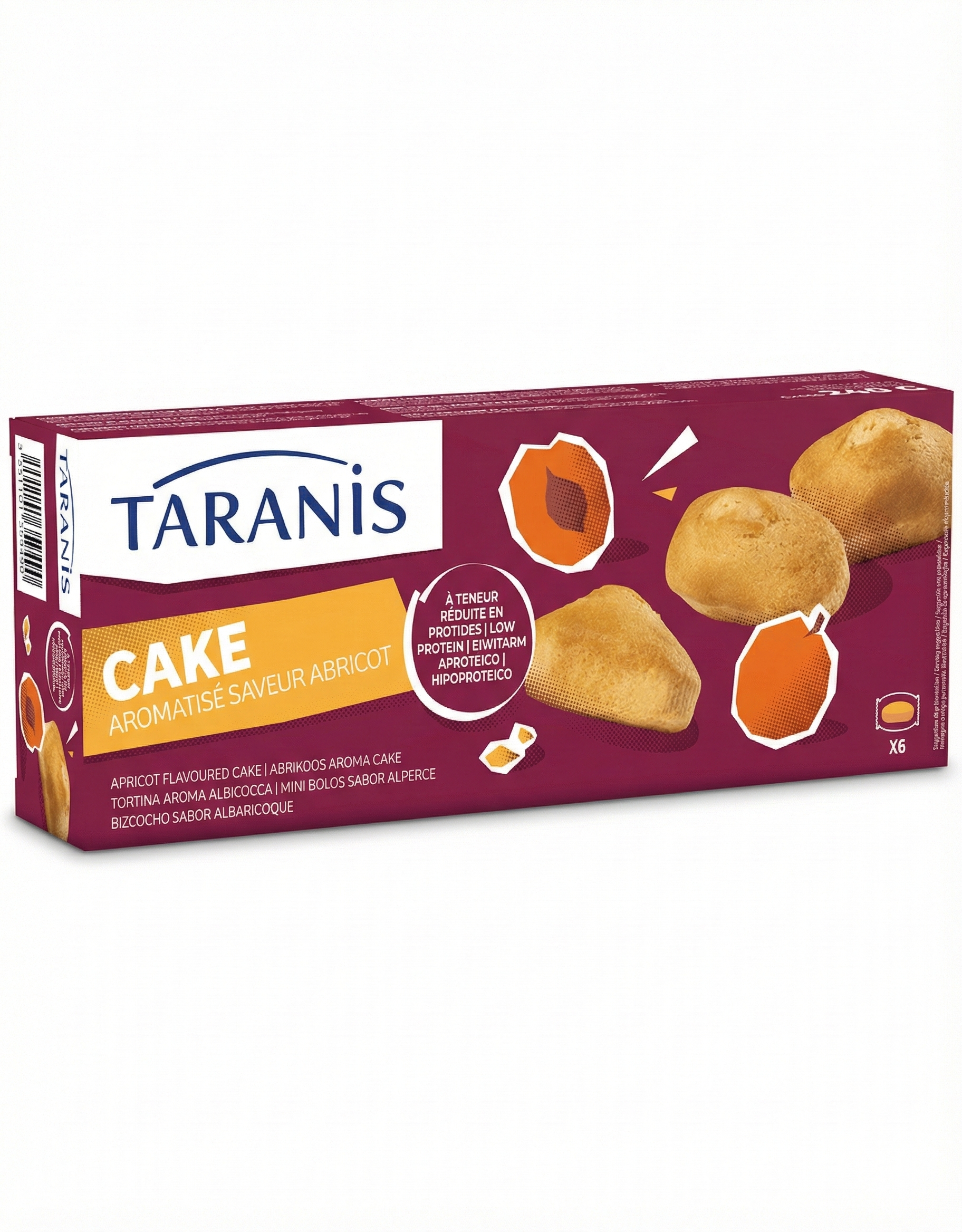 Taranis Low Protein Cake Bars Apricot
