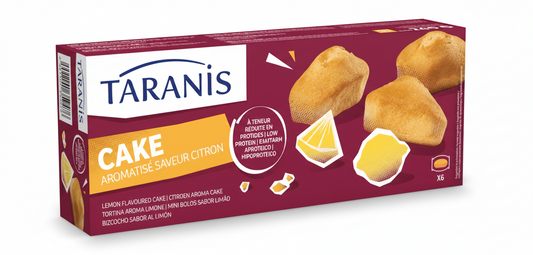 Taranis Low Protein Cake Bars Citrus Lemon (240g)