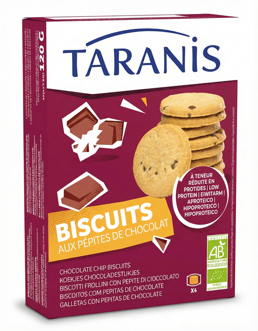 Taranis Low Protein Chocolate Chip Biscuits