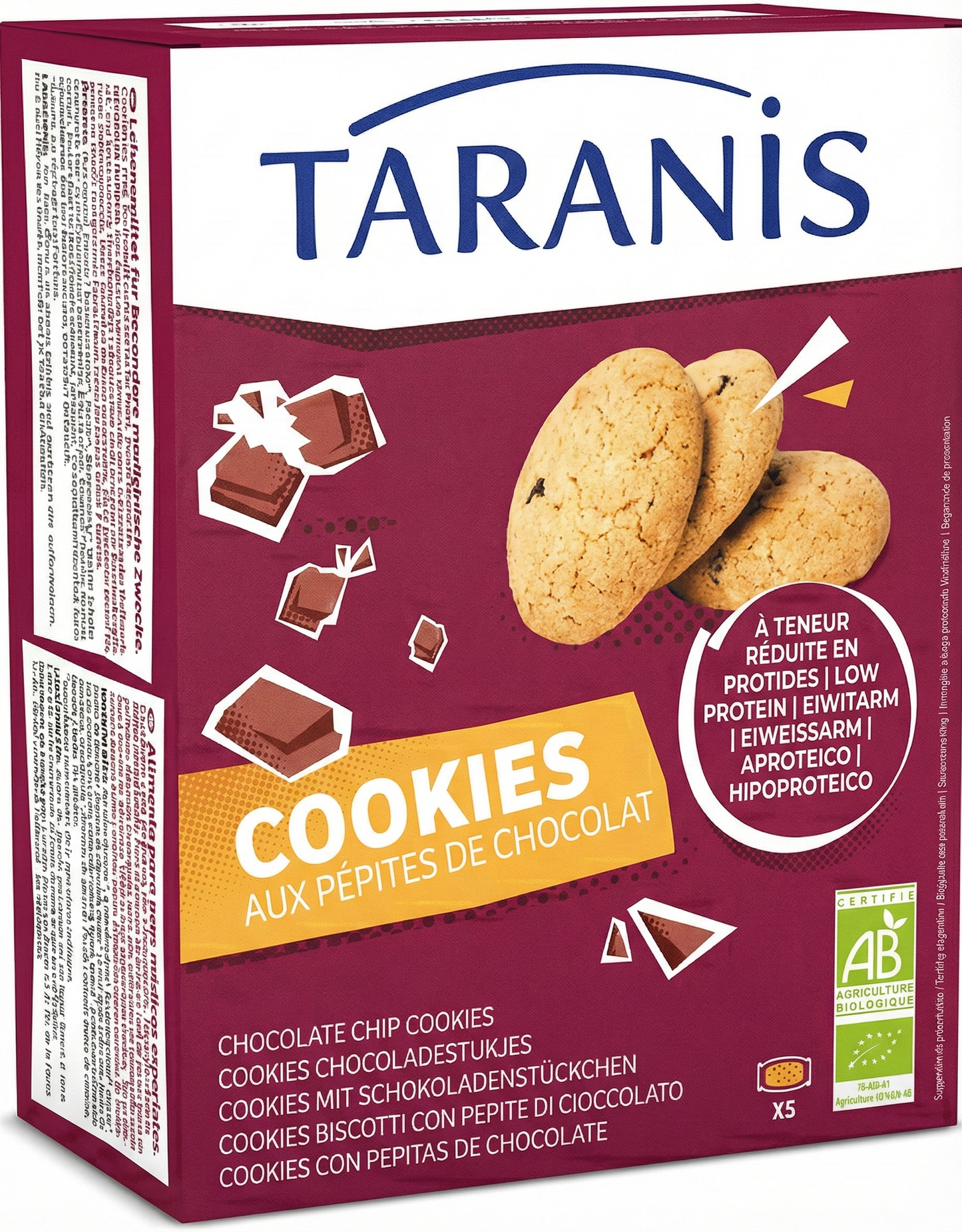 Taranis Low Protein Chocolate Chip Cookies