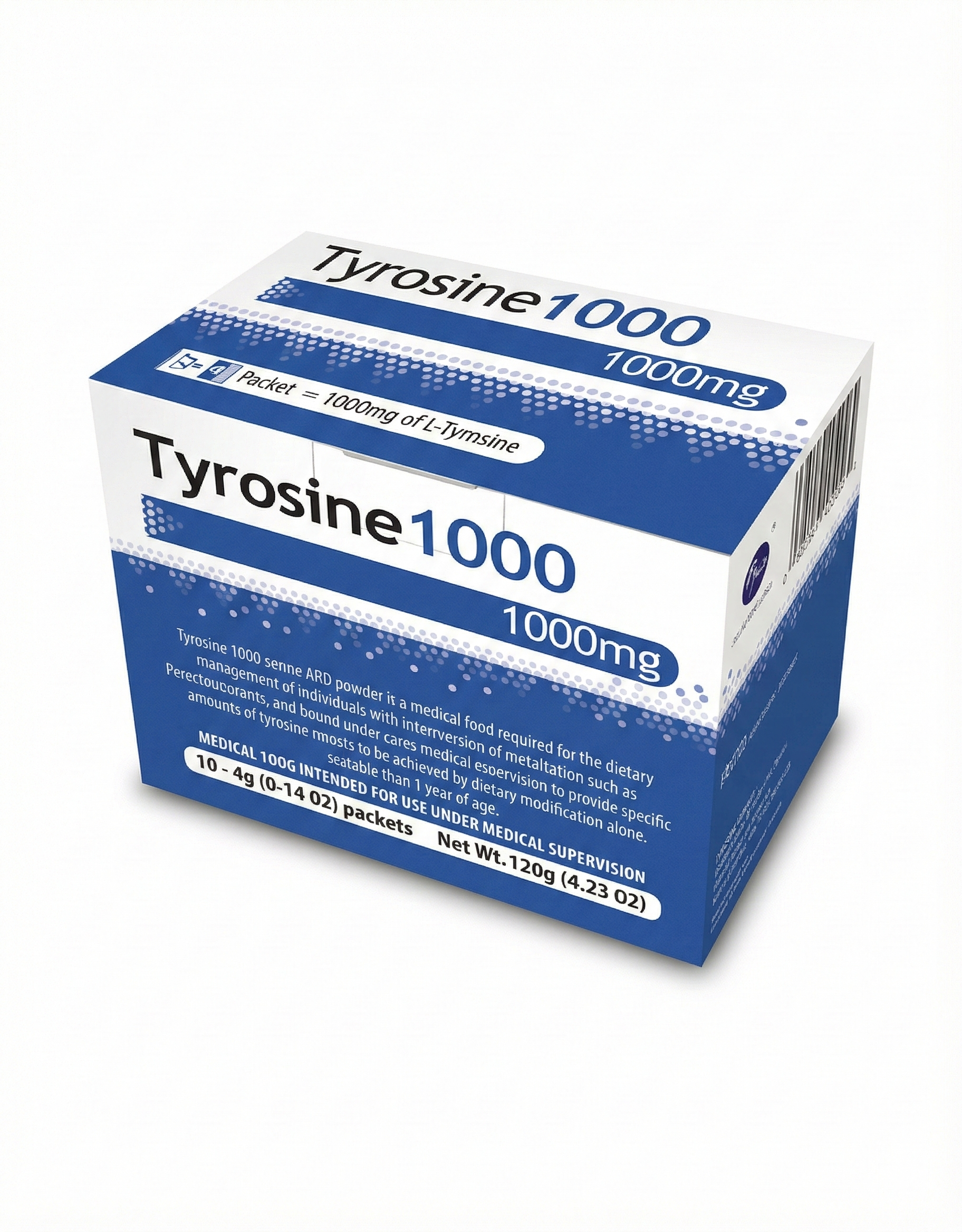 Tyrosine Unflavored Powder 100mg (30x4g)