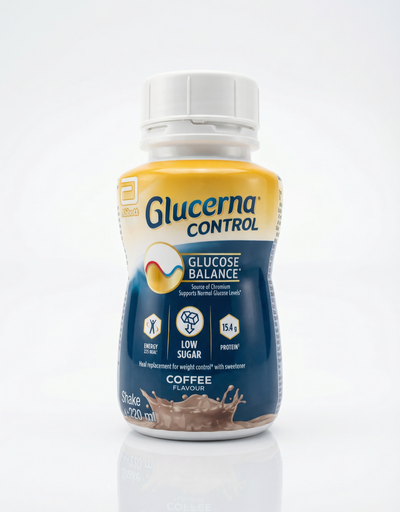Glucerna Control bottle on a white background