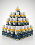 Stack of Glucerna Control bottles on a white background