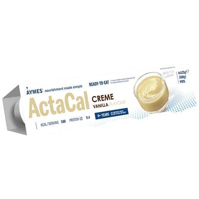 Aymes Actacal Creme Vanilla (4x125g)
