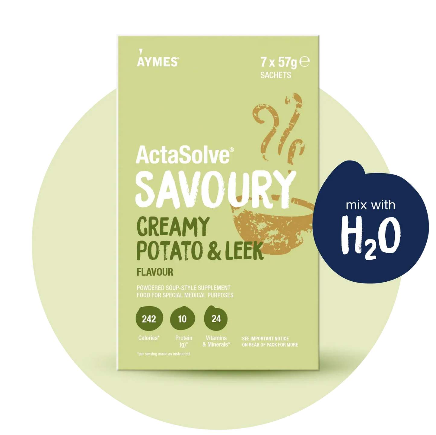 Aymes Actasolve Savoury Creamy Potato & Leek (7x57)