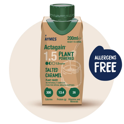 Actagain 1.5 Plant Powered Salted Caramel (200ml)