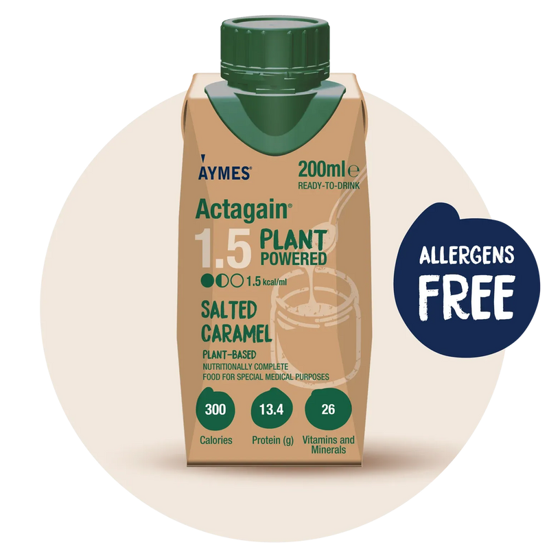 Actagain 1.5 Plant Powered Salted Caramel (200ml)