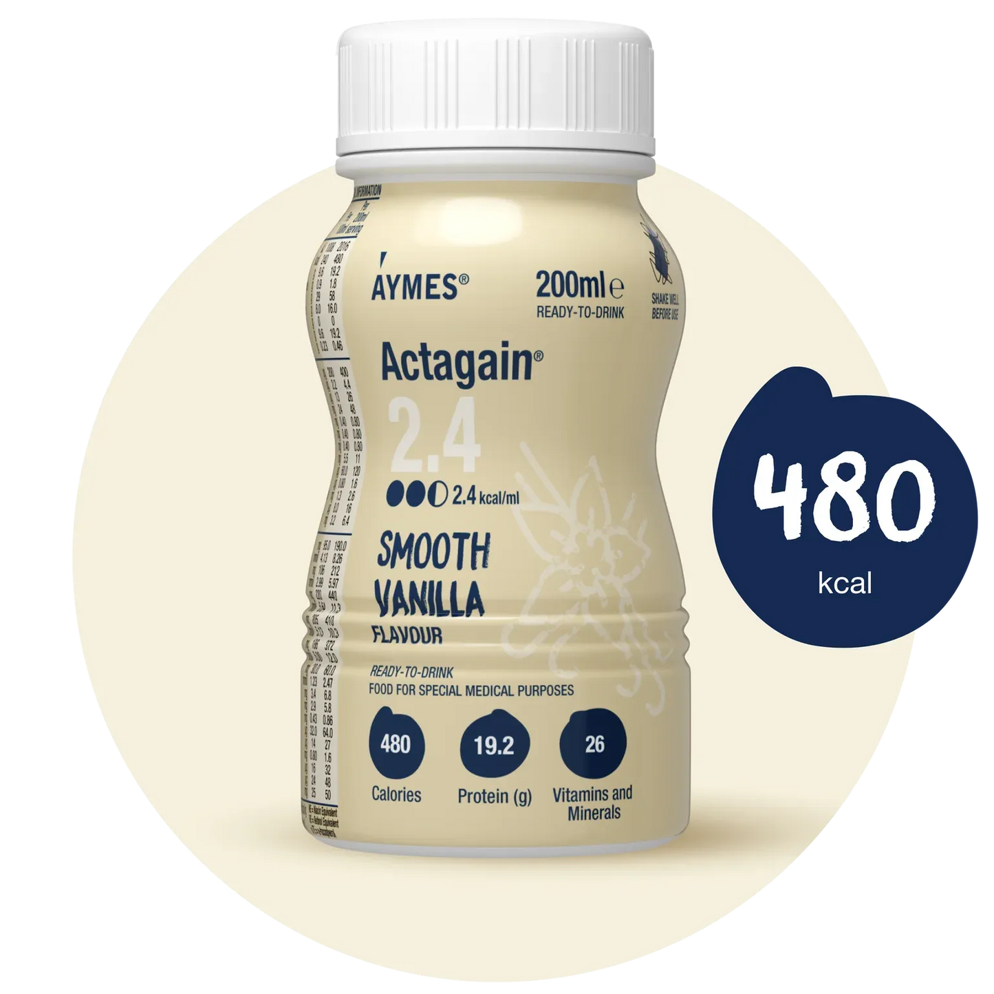 Actagain 2.4 Smooth Vanilla (200ml)