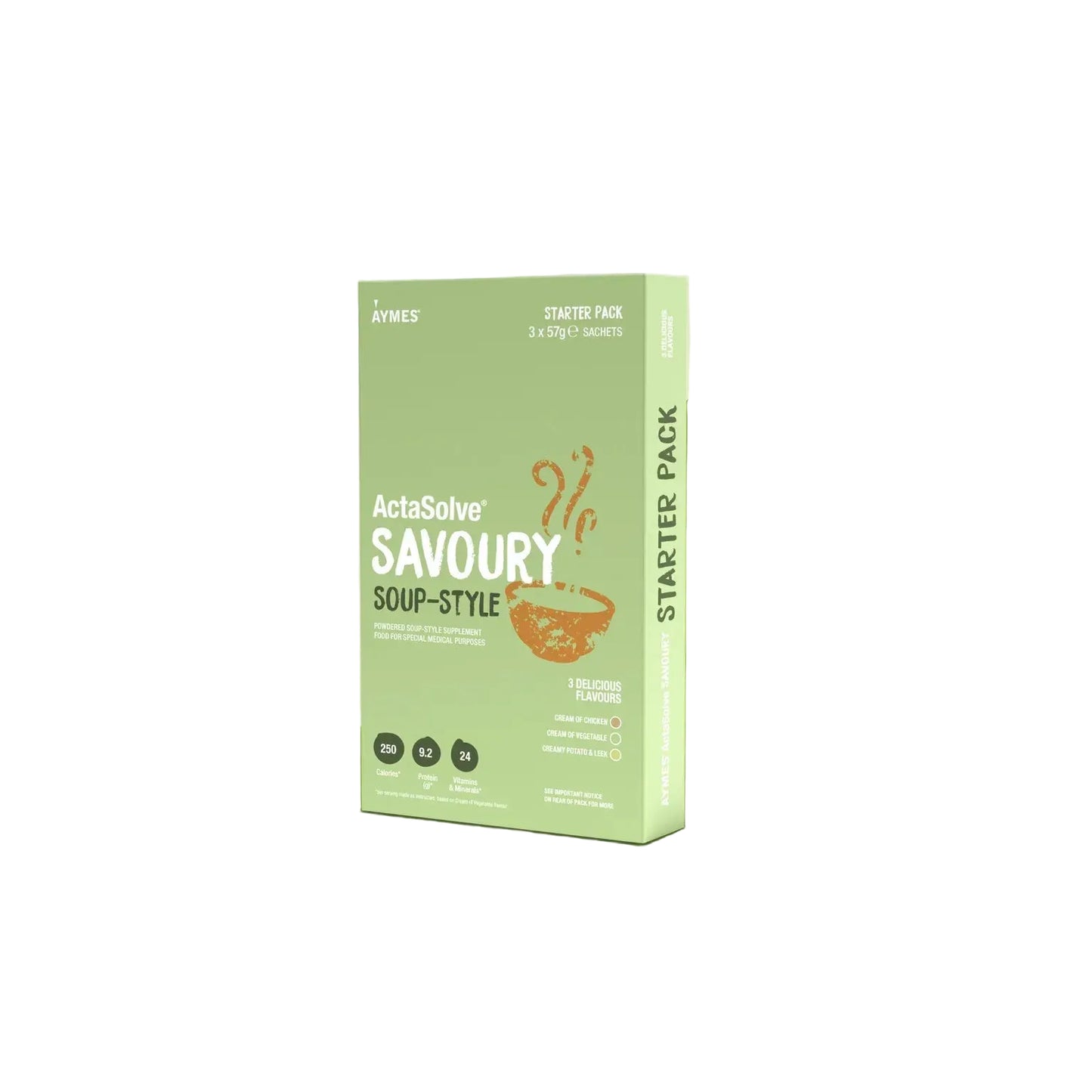 Aymes Actasolve Savoury Starter Pack (3x57)