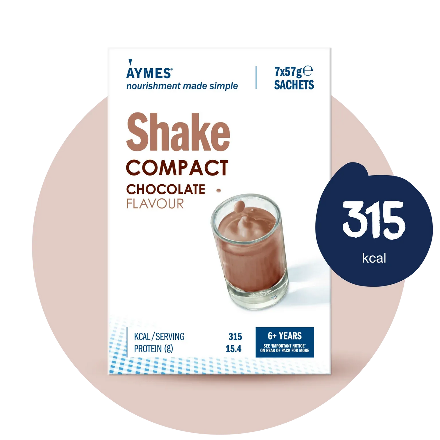 Aymes Shake Compact Chocolate (7x57g)