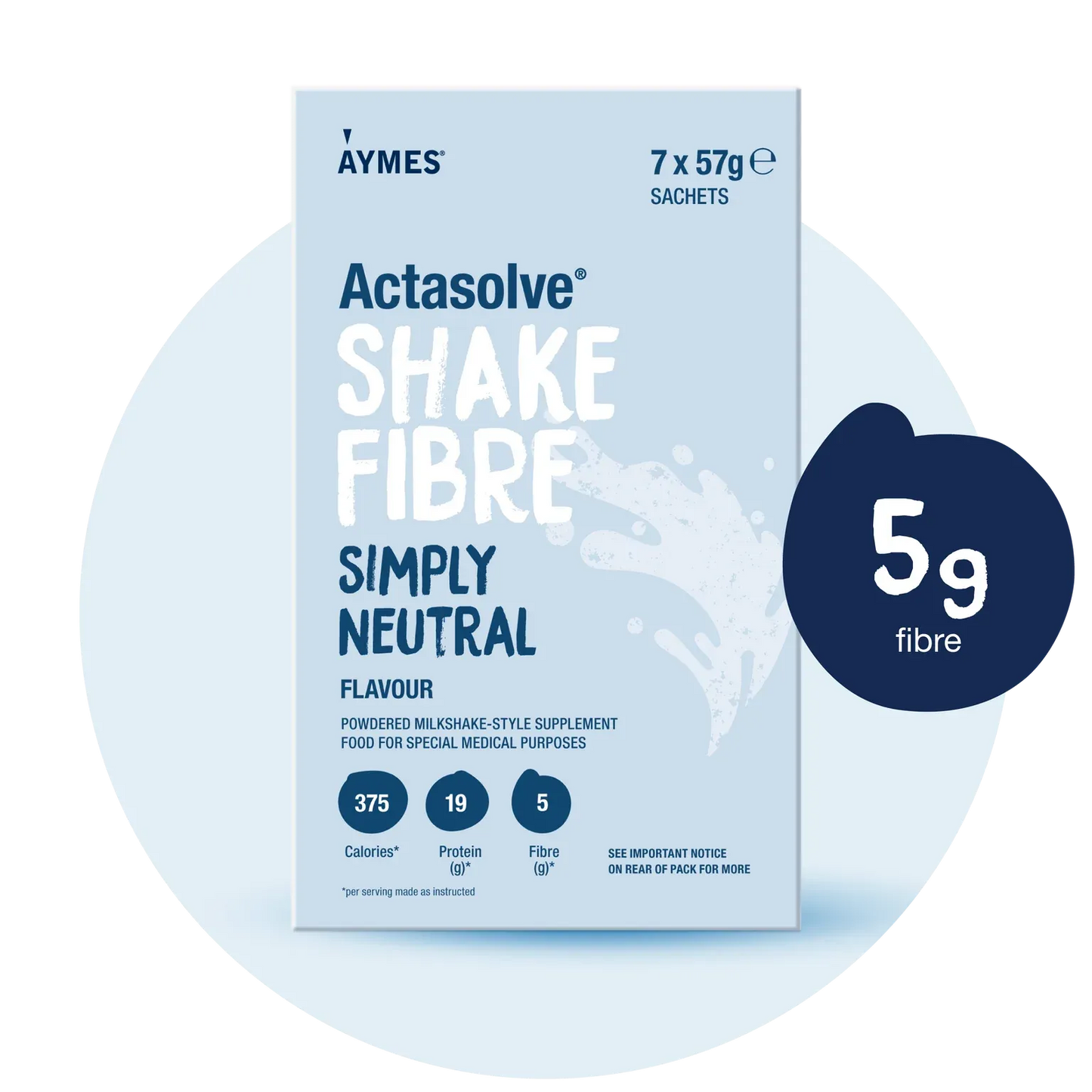 Actasolve Shake Fibre Simply Neutral (7x57g)