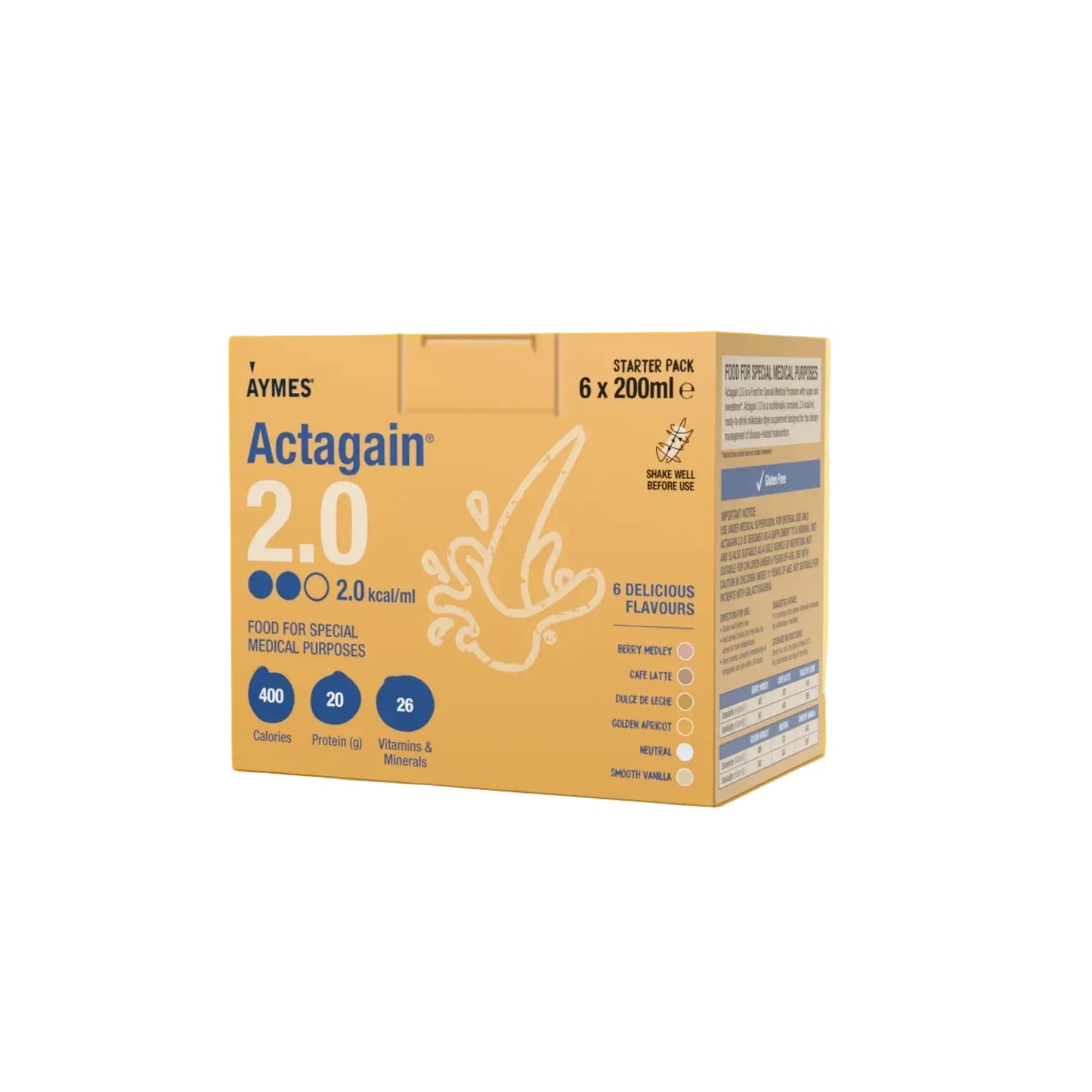 Actagain 2.0 Smooth Starter Pack (6x200ml)