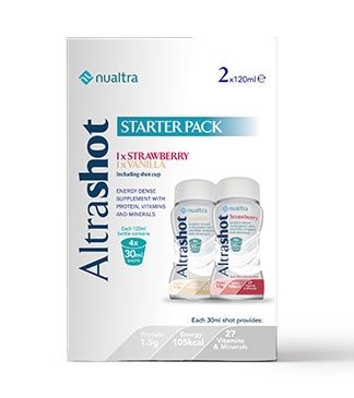 Altrashot Starter Pack Vanilla/Strawberry ( 2 x 120ml + Shot Cup)