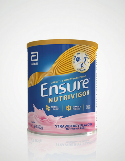 Ensure NutriVigor Strawberry Flavour Nutritional Shake  (850g)